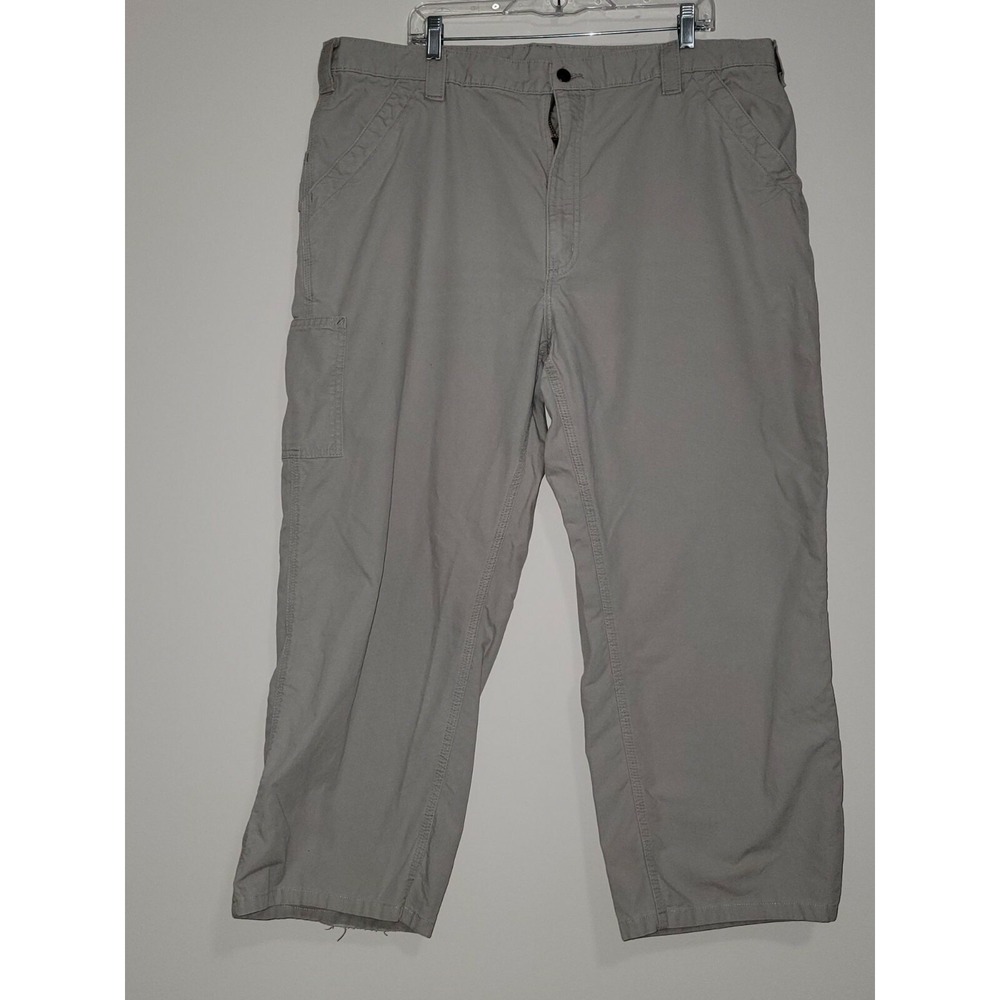 Carhartt B151 Tan Loose‎ Original Fit Men's Cargo Pants Workwear Size 42x32